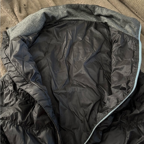 Tangerine Dark Gray and Silver Puffer Vest Full Zip - Picture 6 of 10